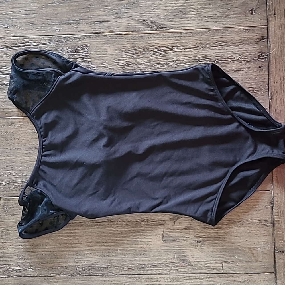 Bloch heart sleeve leotard